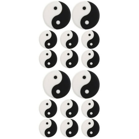 16 Pcs Tennis Racket Shock Absorber Dampeners Fishing Keep Net Tai Chi Vibration Supplies