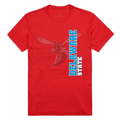 W Republic Apparel 515-120-R58-04 Delaware State University Ghost Tee  Red - Extra Large