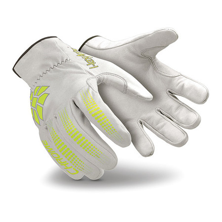 HexArmor Cut-Resistant Leather Palm Work Gloves | Chrome Series? 4081 | Medium