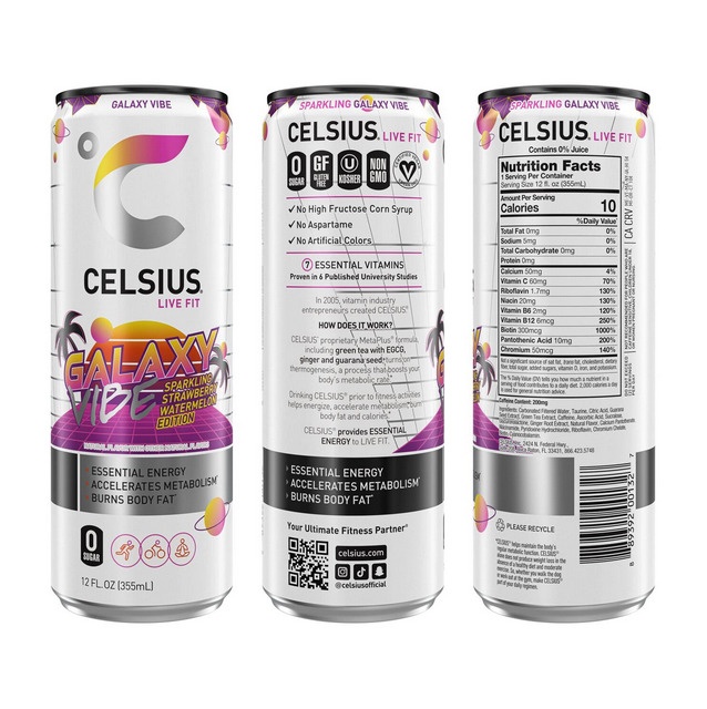Celsius Space Vibe Variety Pack 12 Fluid Ounce (Pack of 18) thumbnail