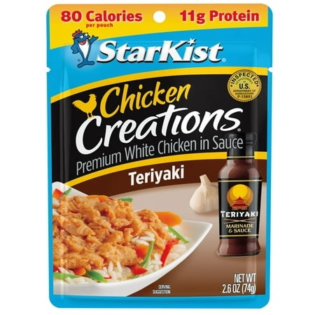 Starkist Chicken Creations Teriyaki  Single Serve Pouch  2.6 Oz