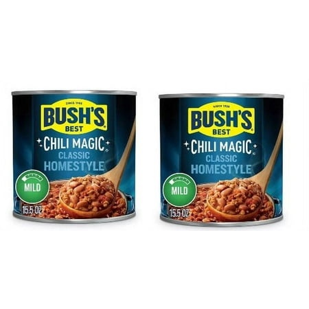 Bush S Chili Magic Classic Homestyle Chili Starter Mild 15.5oz Pack of 2