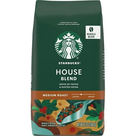 Starbucks Ground Coffee Medium Roast House Blend - 12 Oz Pack of 4