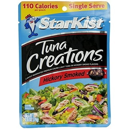 Starkist Tuna Creations  Hickory Smoked  Single Serve 2.6-Ounce Pouch (Pack of 4)