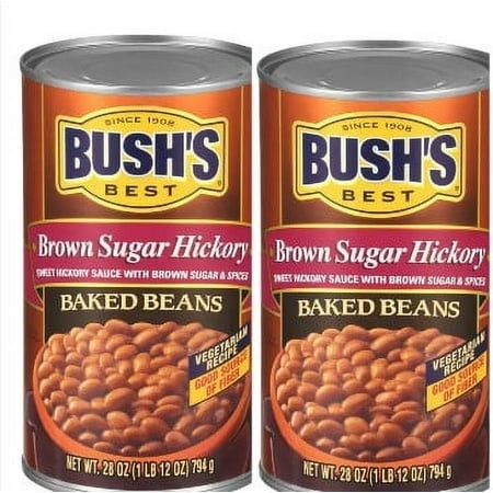 Bush S Brown Sugar Hickory Baked Beans - 28oz Pack of 2