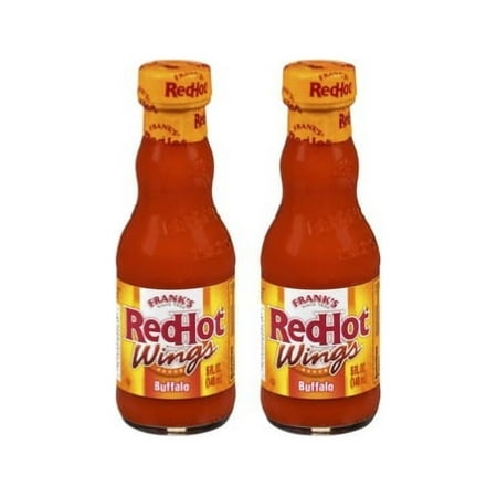 Frank S RedHot Buffalo Wings Hot Sauce  2 Count (5oz Each)