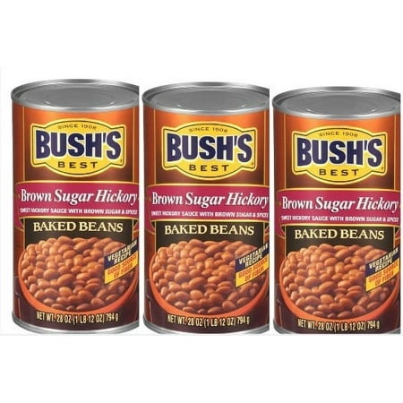 Bush S Brown Sugar Hickory Baked Beans - 28oz Pack of 3