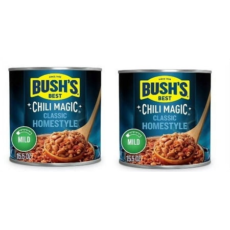 Bush S Chili Magic Classic Homestyle Chili Starter Mild 15.5oz Pack of 2