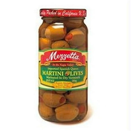 Mezzetta Mezzetta Spanish Queen Martini Olives Marinated Dry Vermouth -6x10oz