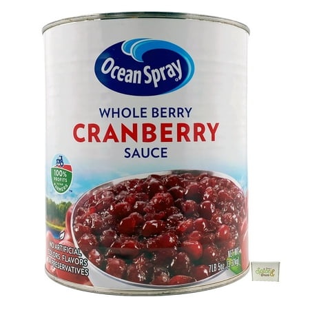 Ocean Spray Whole Berry Cranberry Sauce #10 Can - 117 Oz