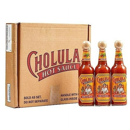Cholula Original Hot Sauce 12 Fl Oz Multipack  3 Count | Crafted with Mexican Peppers and Signature Spice Blend | Gluten Free  Kosher  Vegan  Low Sodi