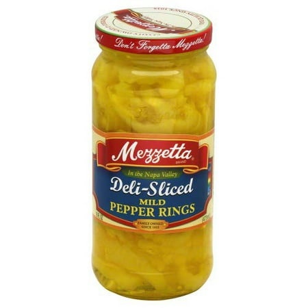 Mezzetta Pepper Rings Deli Sliced 16.0 Oz(Pack of 2)