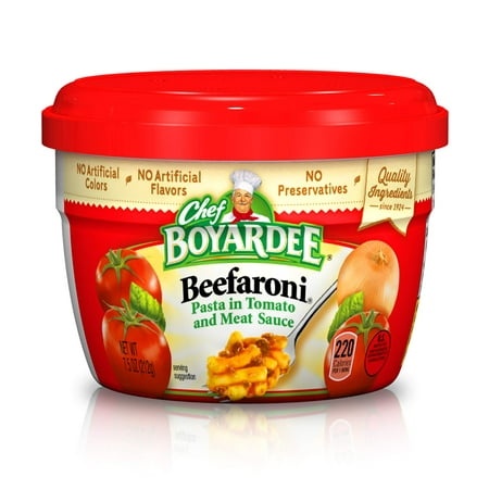 Chef Boyardee Beefaroni Pasta  7.5 Oz. (Pack of 12)