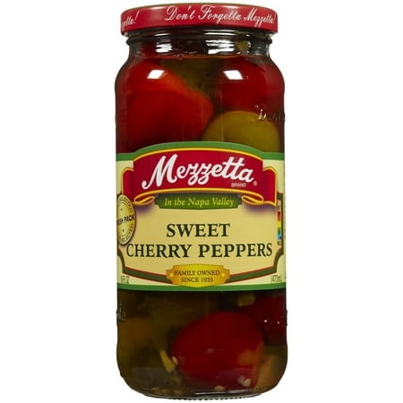 Mezzetta Sweet Cherry Peppers  16 Oz