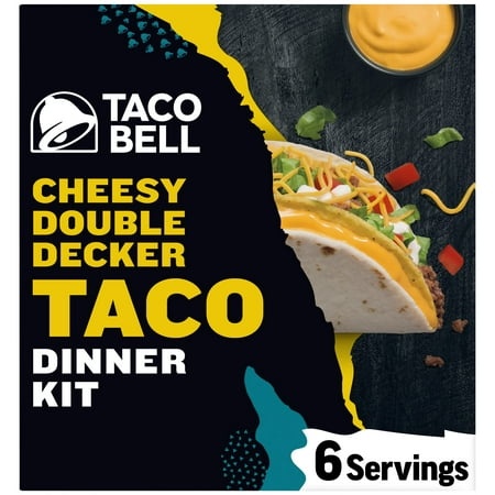Taco Bell Cheesy Double Decker Taco Dinner Kit  13.86 Oz