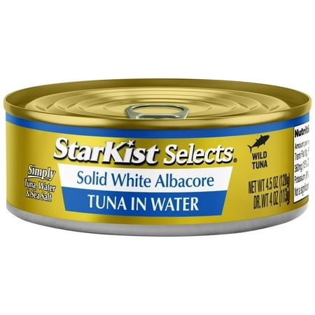 Starkist Selects Solid White Albacore Tuna in Water - 4.5 Oz Can