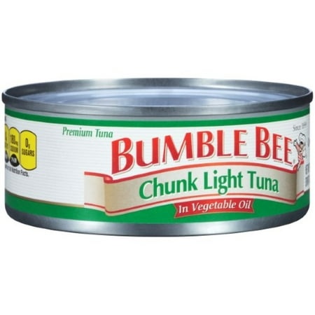 Bumble Bee Chunk Light Tuna in Vegetable Oil  5 Oz Can (Pack of 2)