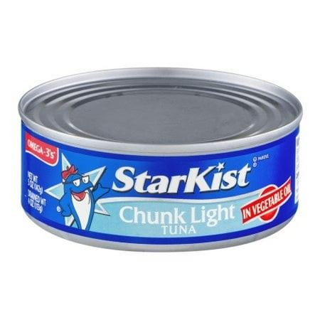 Starkist Chunk Light Tuna in Vegetable Oil 5 Oz (Pack of 2)