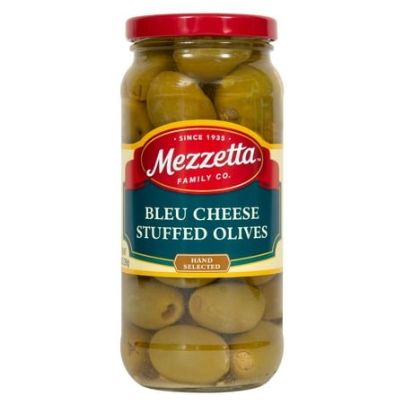 Mezzetta Bleu Cheese Stuffed Olives 9.5 Oz (Pack of 16)