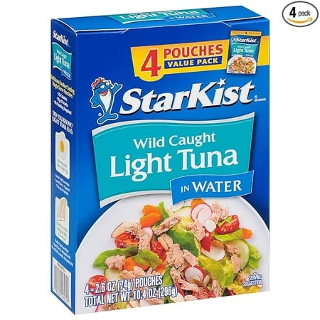 StarKist Chunk Light Tuna in Water  2.6 Oz  Pack of 4