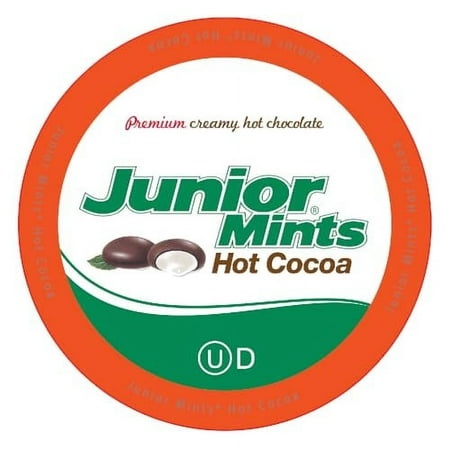 Tootsie Roll Junior Mints Hot Cocoa Pods  Compatible with Keurig K Cup Brewers  Perfect Peppermint Hot Chocolate Gift  Candy Junior Mints Hot Cocoa  4