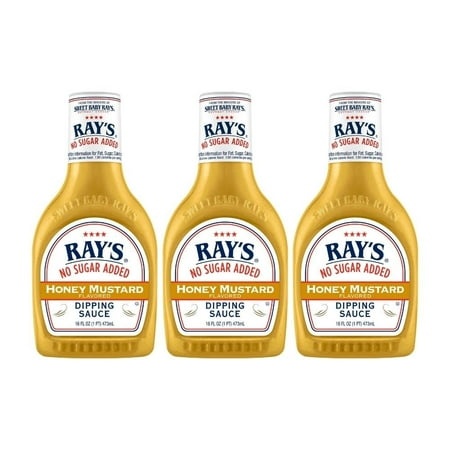 No Sugar Added Mustard (16 Fl Oz  Pack of 3)