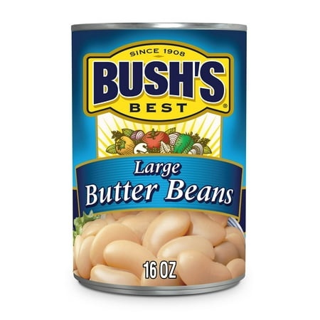 ( 2 Pack ) Bush S Best Large Butter Beans  15-Ounce Can