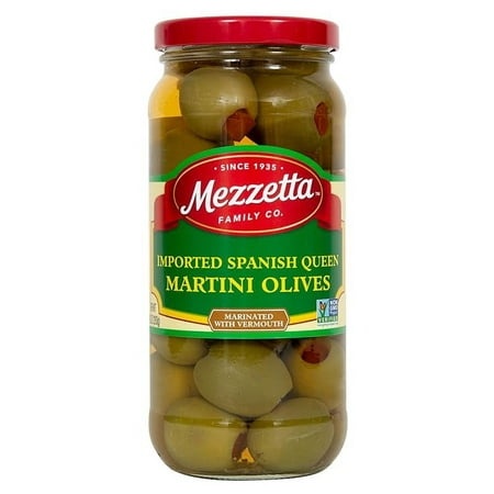 Mezzetta Spanish Queen Olives  Imported Martini  10 Ounce