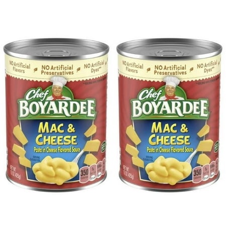 Chef Boyardee Macaroni and Cheese  Microwave Pasta  15 Oz  Pack of 2