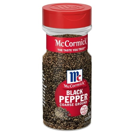 Mccormick Coarse Ground Black Pepper  3.12 Oz