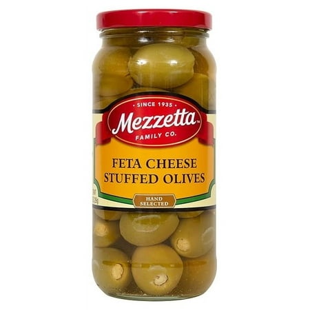 Mezzetta Stuffed Olives  Greek-Style Feta Cheese  9.5 Ounce