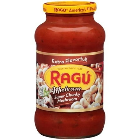 Ragú Super Chunky Mushroom Pasta Sauce (Pack of 12)