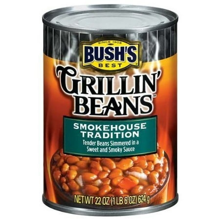 Bush S Best  Grillin  Beans  Smokehouse Tradition (Pack of 6)