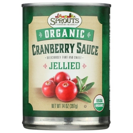 SPROUTS FARMERS MARKET JELLIED CRANBERRY SAUCE  12 Pack  14 OZ