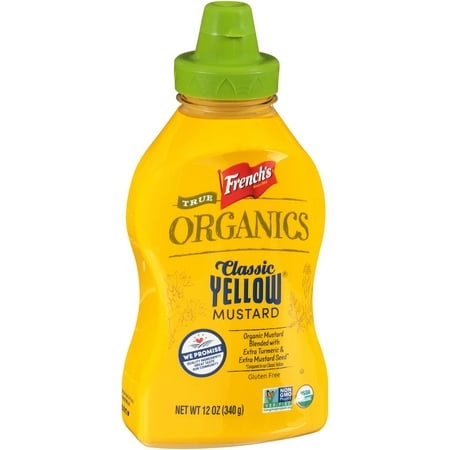 French S True Organics Classic Yellow Mustard  12 Oz