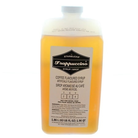 Starbucks - Frappuccino Base & Beverage Sauce - Same as Used by Baristas in Stores - Coffee Flavored Syrup - 63 Oz Bottle
