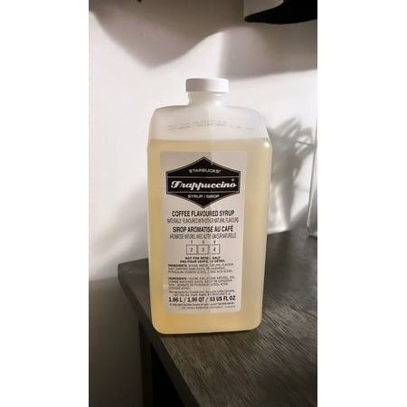 Starbucks - Frappuccino Base & Beverage Sauce - Same as Used by Baristas in Stores - Coffee Flavored Syrup - 63 Oz Bottle with Dispensing Pump
