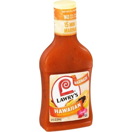 Lawry S Hawaiian with Tropical Fruit Juices Marinade  12 Fl Oz (Pack of 6)