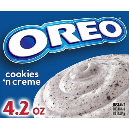 Jell-O Oreo Cookies  N Creme Pudding & Pie Filling Mix  4.2 Oz (Pack of 6)