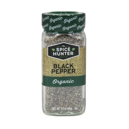 The Pepper  Black  Coarse  Ground  Organic  1.7-Ounce Jar