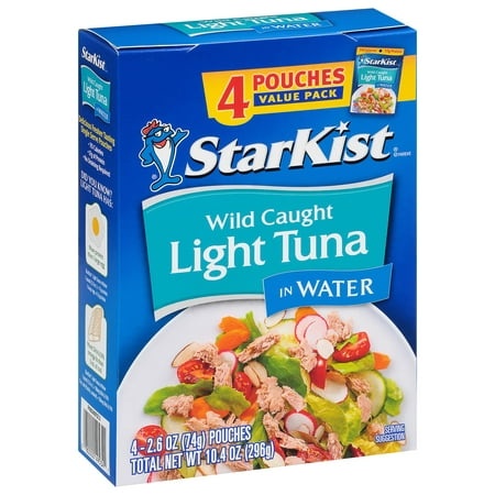 StarKist Chunk Light Tuna in Water  2.6 Oz  Pack of 4