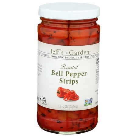 Jeffs Natural Roasted Red Pepper Strips  12 Ounce -- 6 per Case