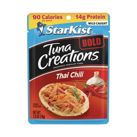 Starkist Tuna Creations Bold Thai Chili Style  Packaging May Vary  2.6 Oz  Pack of 24