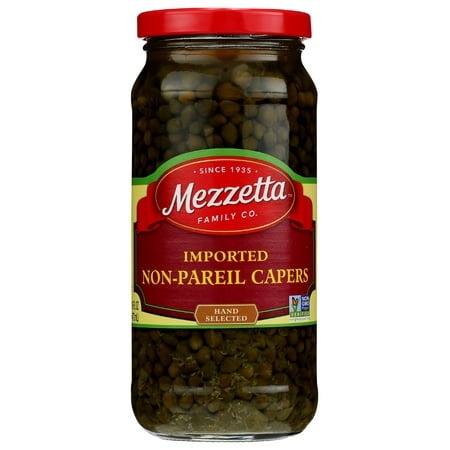 Mezzetta Caper Non Pareil 16 Fluid Ounce (Pack of 6)