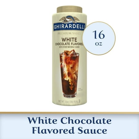 Ghirardelli Premium White Chocolate Sauce 16 Oz Bottle