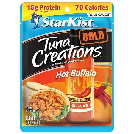 Starkist Tuna Creations Bold  Hot Buffalo Style  2.6 Oz  3 Pack