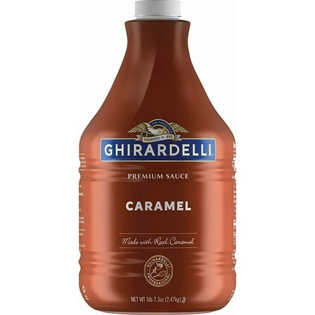 Ghirardelli Chocolate Company Caramel Sauce Pump Bottle  87.3 Oz (Pack of 6)