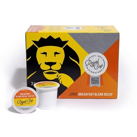 Coffee - Breakfast Blend Decaf Light Roast Single-Serve Capsules - 24 Pack | Smooth and Satisfying Decaf Coffee Pods | 125 Years of Unwavering Quality