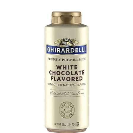 Ghirardelli White Chocolate Flavored Sauce Squeeze Bottle  16 Oz