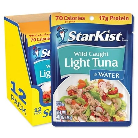 StarKist Chunk Light Tuna in Water  2.6 Oz  Pack of 12